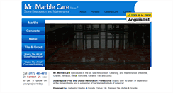 Desktop Screenshot of mrmarblecare.com
